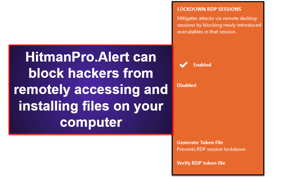HitmanPro.Alert Security Features