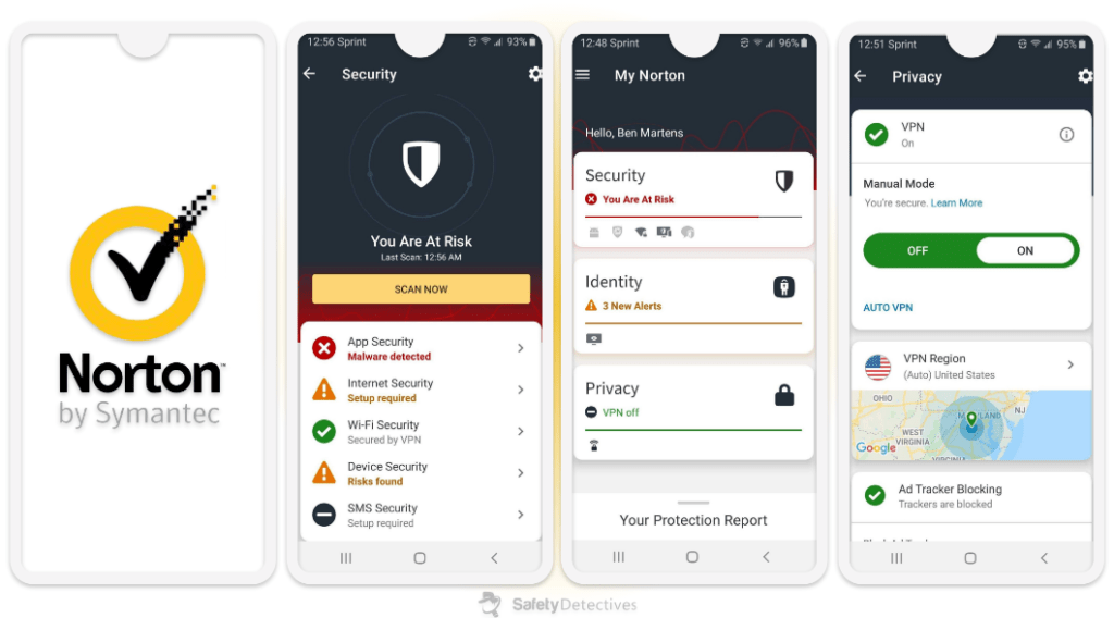 🥇1. Norton — Best Android Antivirus App in 2022