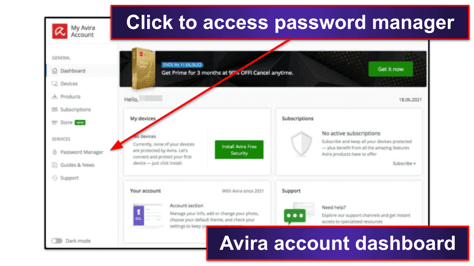 Avira Password Manager Ease of Use &amp; Setup