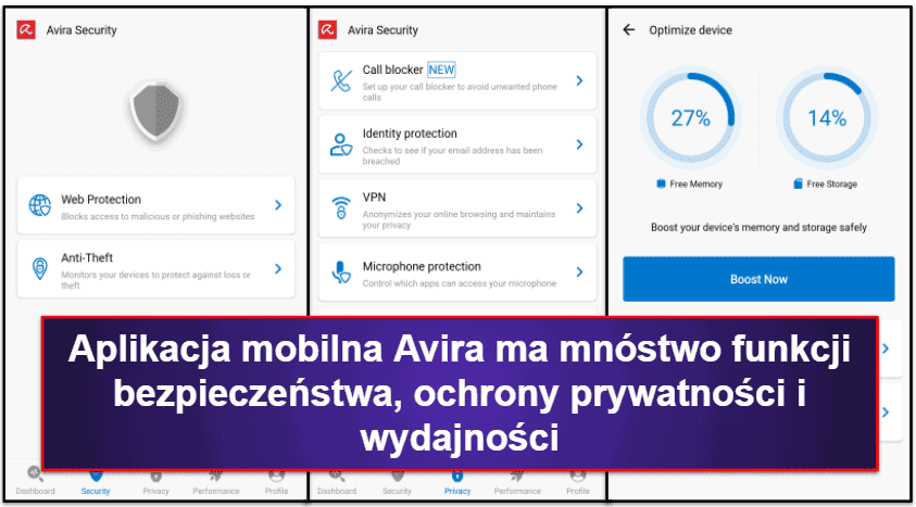 Aplikacja mobilna Avira