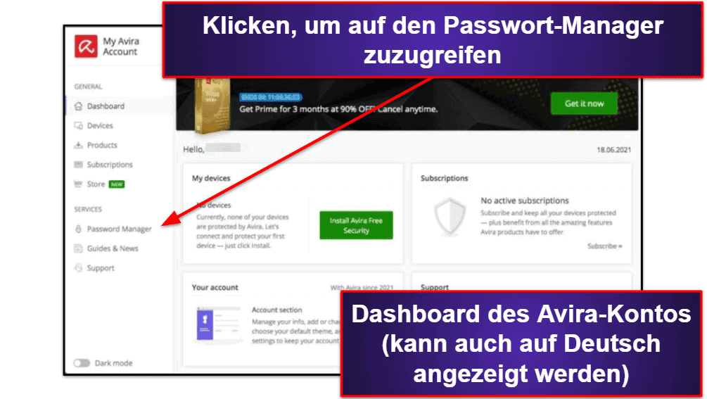 Avira Password Manager – Benutzerfreundlichkeit und Einrichtung