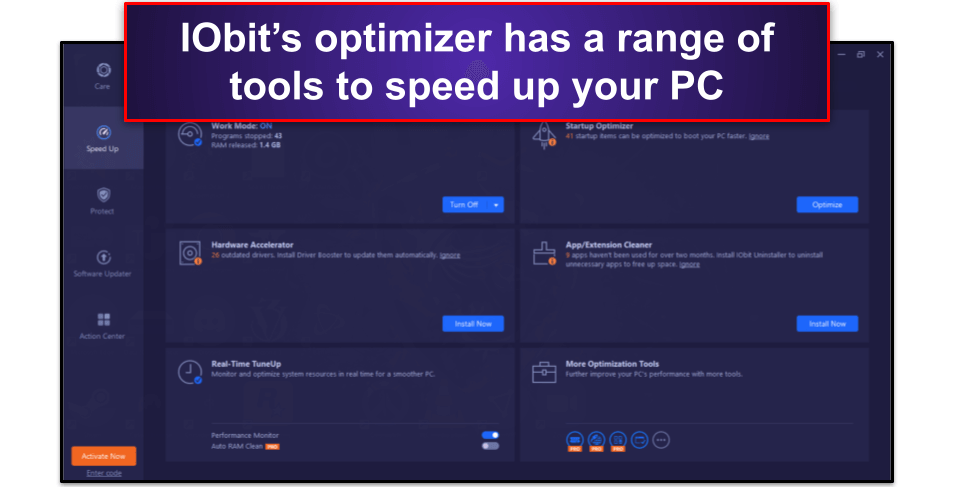 8. IObit Advanced SystemCare 16 Pro — Real-Time System Optimization to Improve Your PC