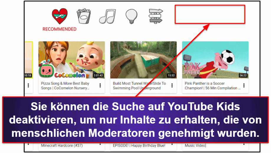 Die Kindersicherungsfunktionen von YouTube sind nicht wirklich sicher