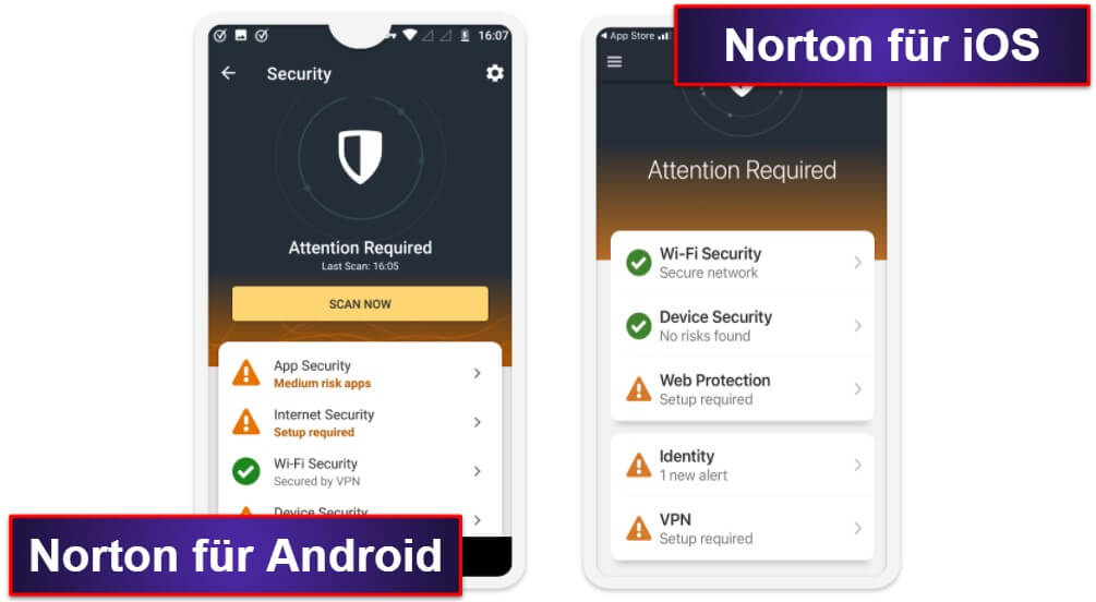 Norton 360 mobile App