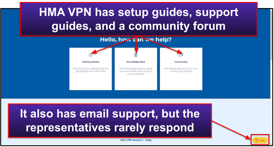 HMA VPN Customer Service