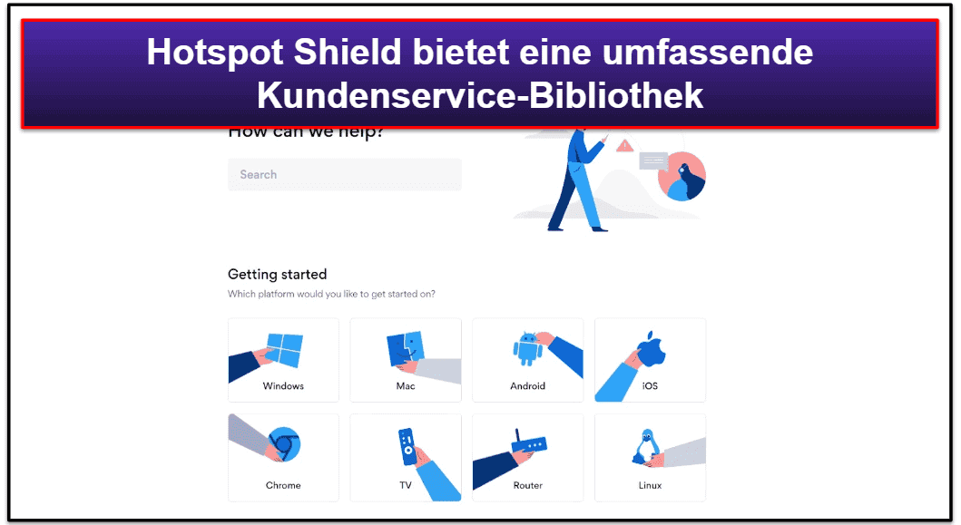 Hotspot Shield – Kundenservice