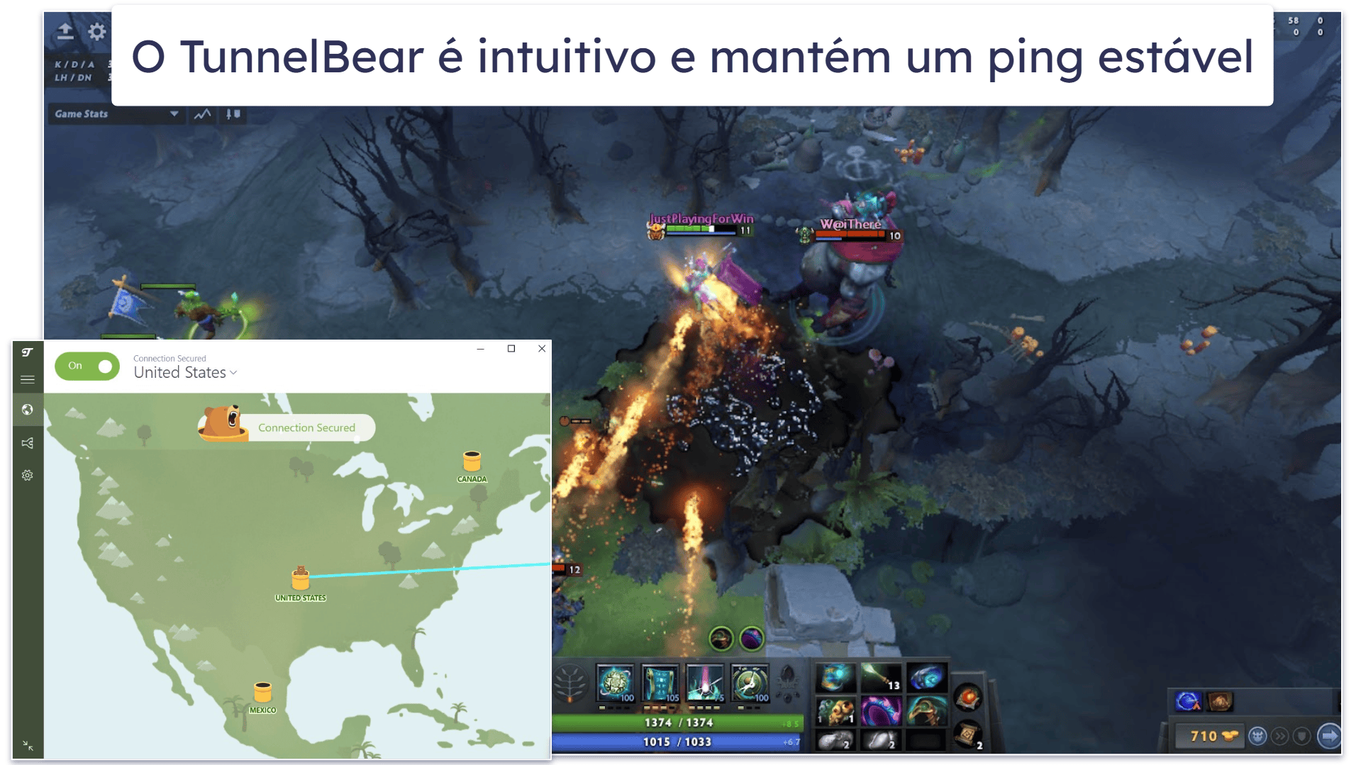 10. TunnelBear — Boa e intuitiva VPN para jogos