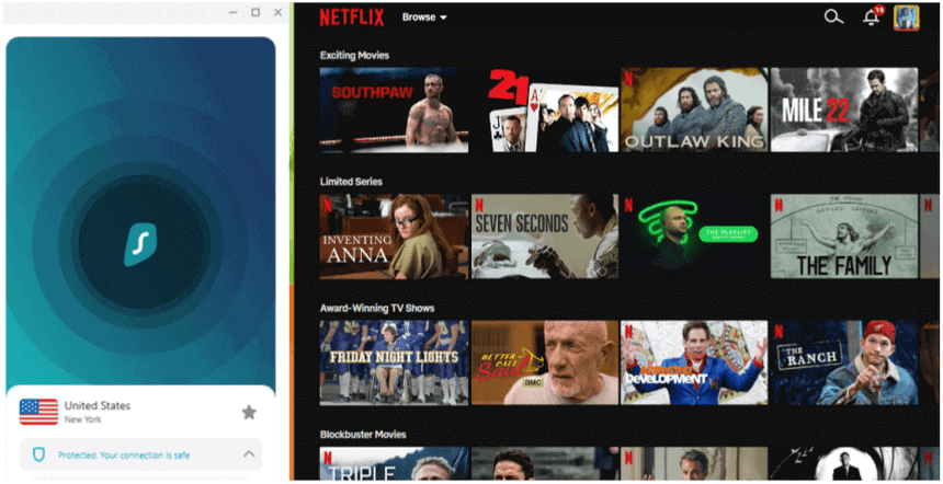 4. Surfshark — Great VPN for Watching Netflix US On the Go