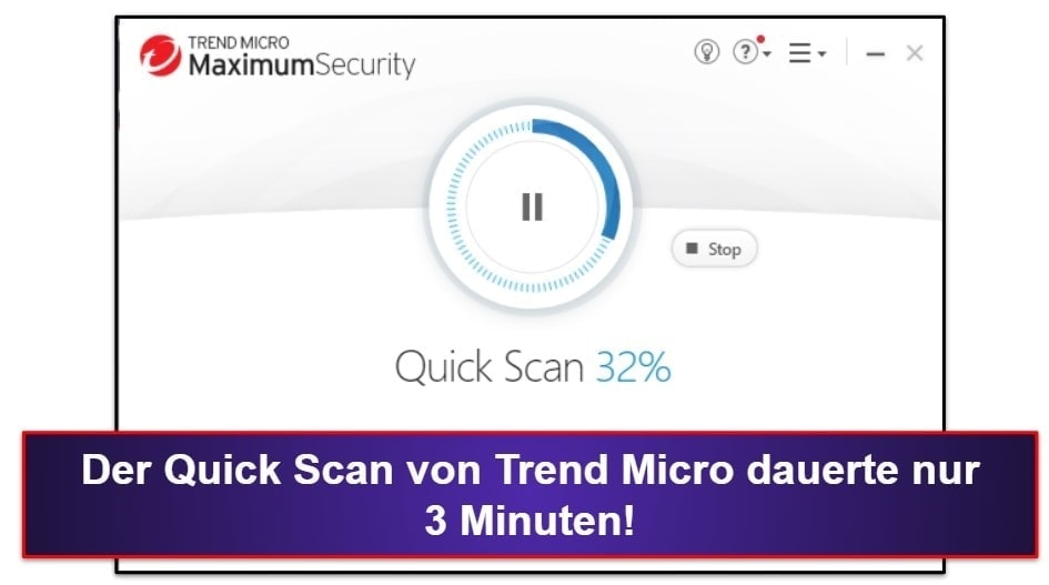 Trend Micro Sicherheitsfunktionen