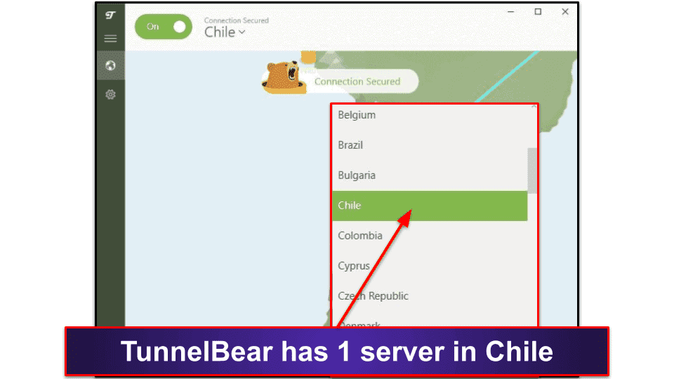 🥈2. TunnelBear — Very User-Friendly VPN