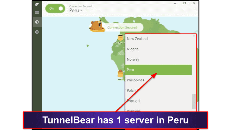 🥉3. TunnelBear — Great for New VPN Users