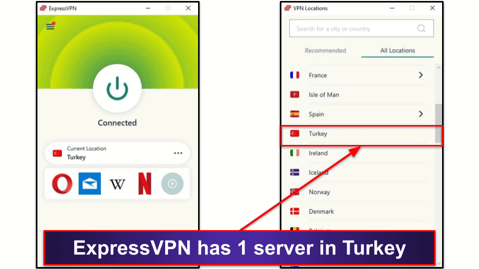 🥇 1. ExpressVPN — Best VPN for Getting a Turkish IP Address