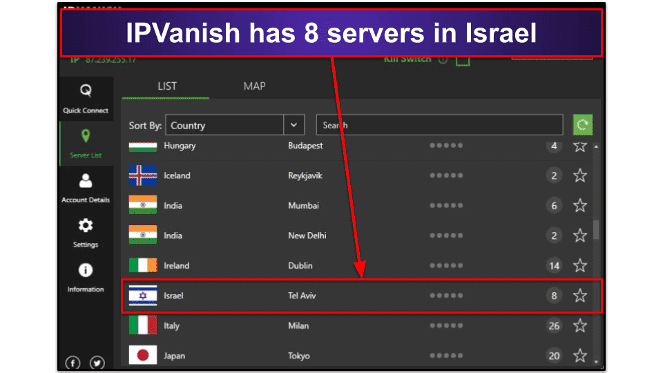 🥉3. IPVanish — Good for Multi-Device Connections