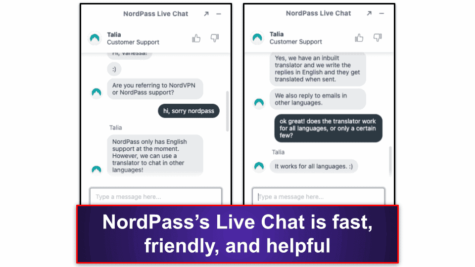 NordPass Customer Support