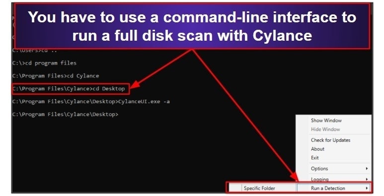 Cylance Security Features