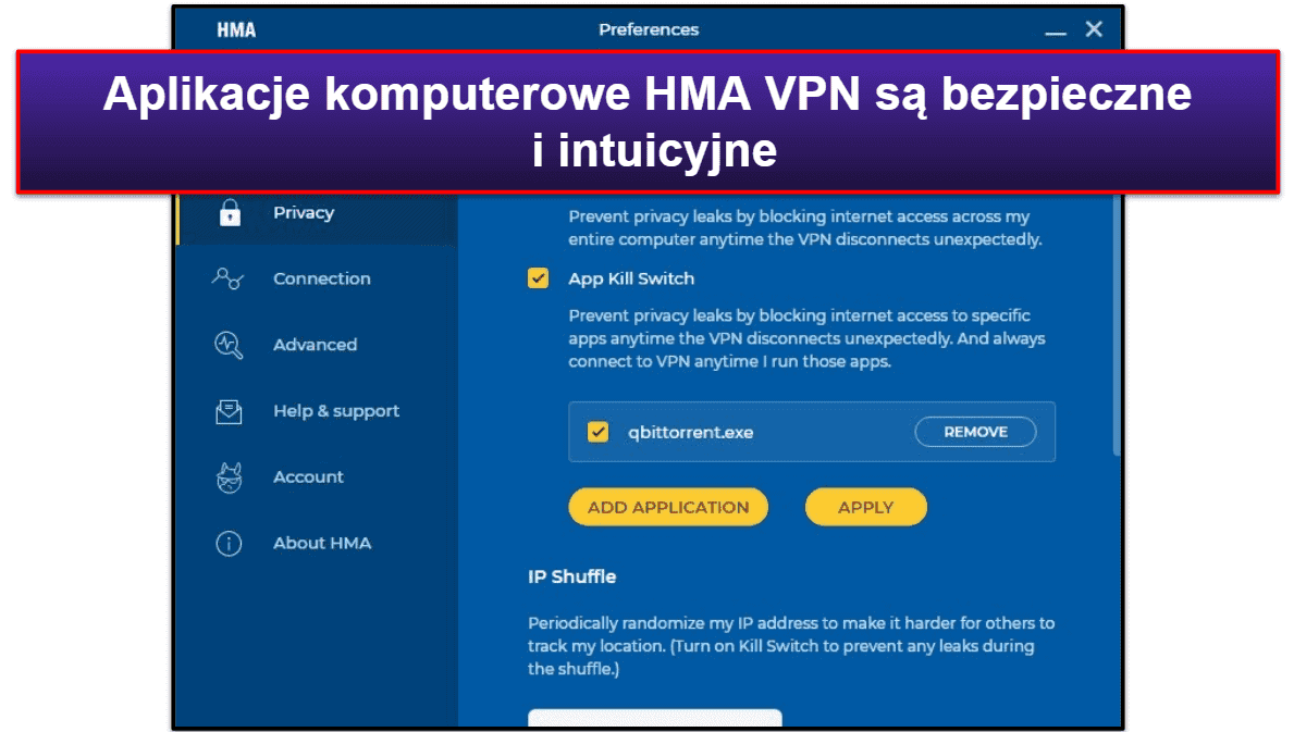 Plany i ceny HMA VPN