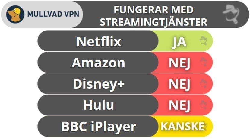 Mullvad VPN – Streaming &amp; torrenter