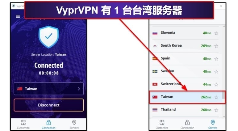 🥈 2. VyprVPN：支持多设备连接的最佳 VPN