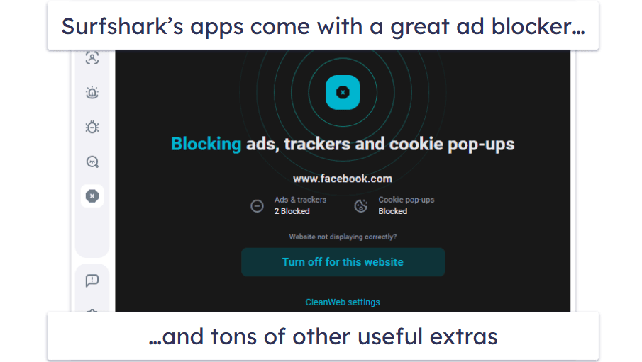 🥉3. Surfshark — Great User-Friendly VPN With Feature-Rich Apps