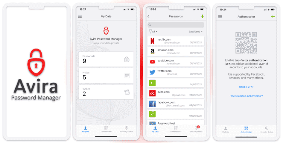 5. Avira Password Manager — Best for Ease of Use
