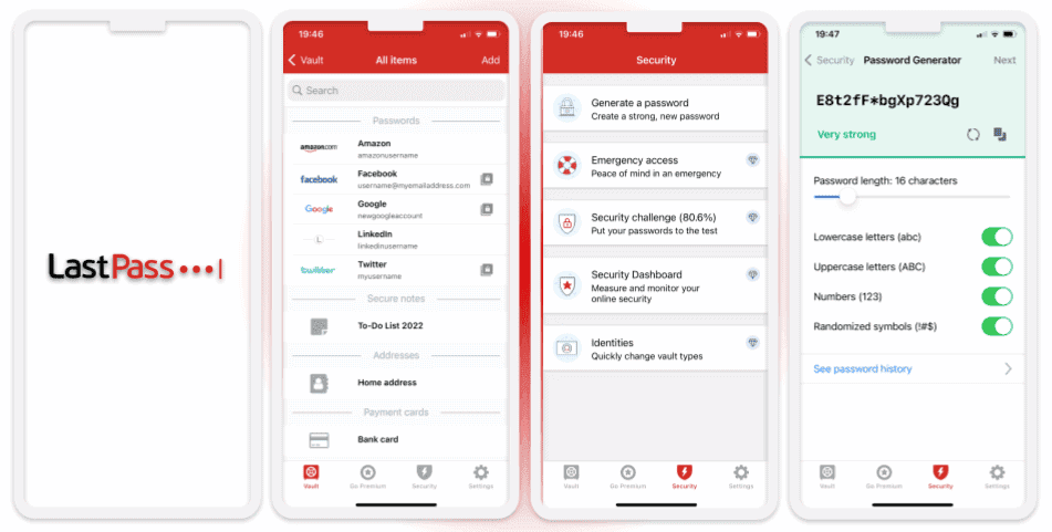 6. LastPass — Good Free Plan for iOS Users