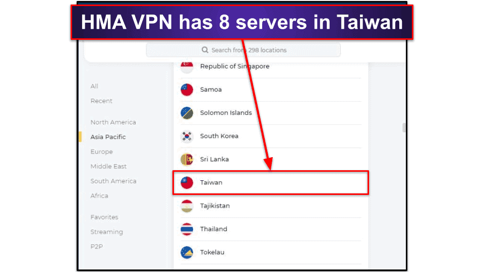 🥉 3. HMA VPN — Good VPN for Beginners
