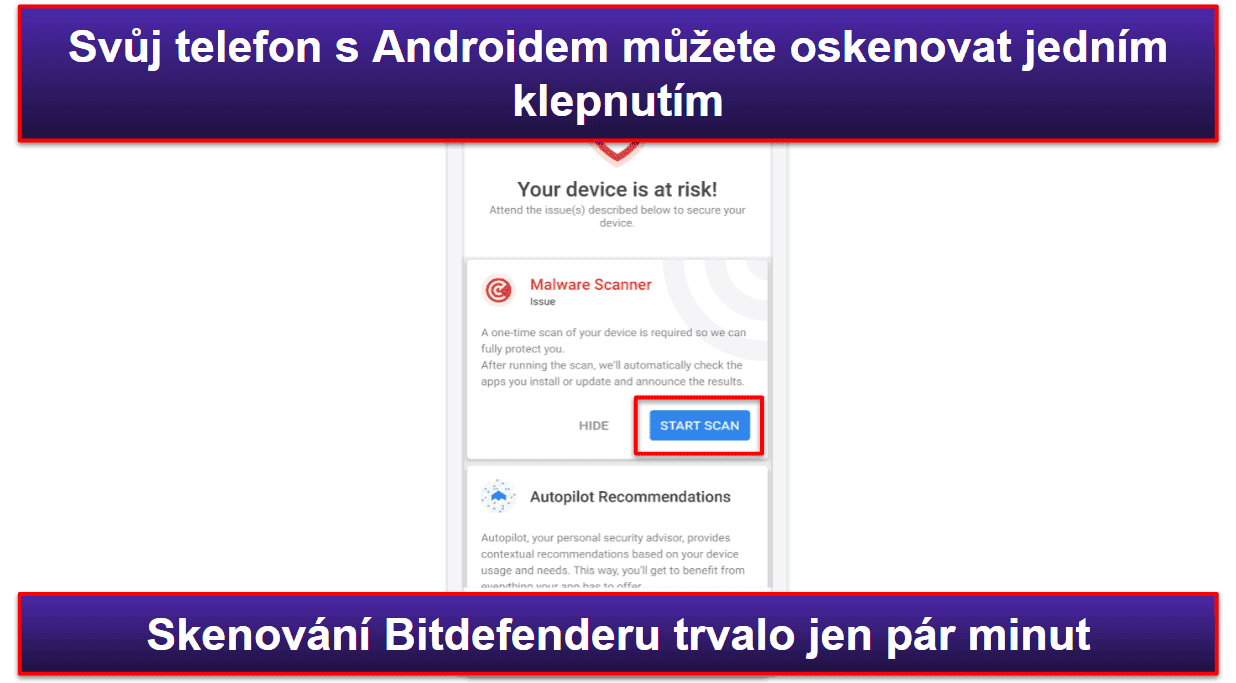 Mobilní aplikace Bitdefender