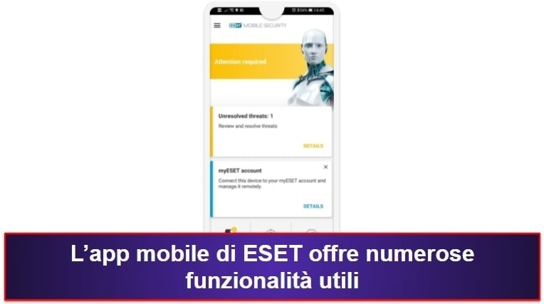 L’app mobile di ESET