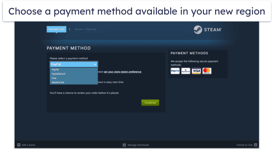 How to Change Your Steam Country Using a VPN