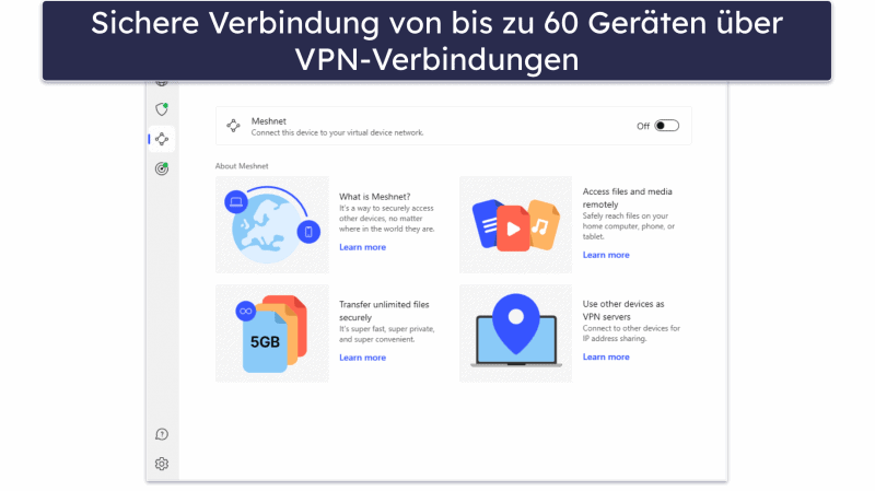 4. NordVPN: Ideal für den sicheren Fernzugriff auf Geräte