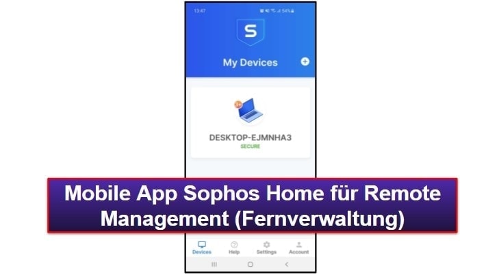 Mobile Virenschutz-App von Sophos