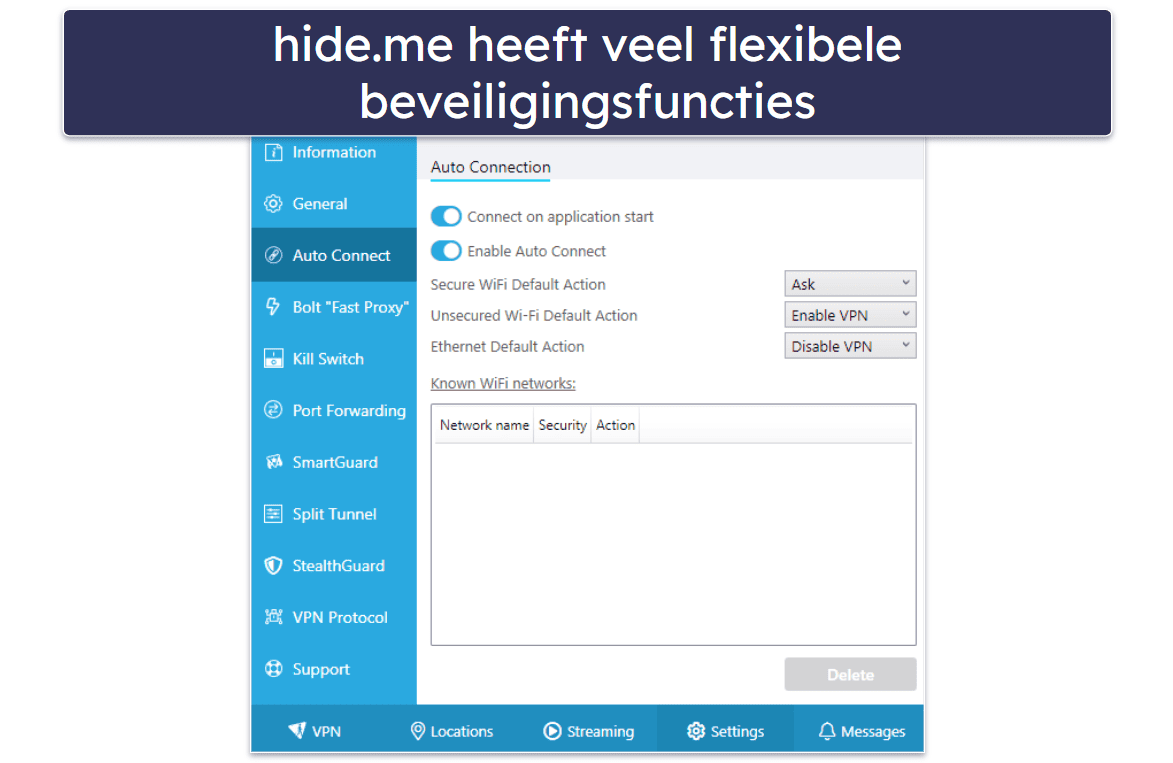 10. hide.me: Geweldige extra’s en goed voor het streamen van content