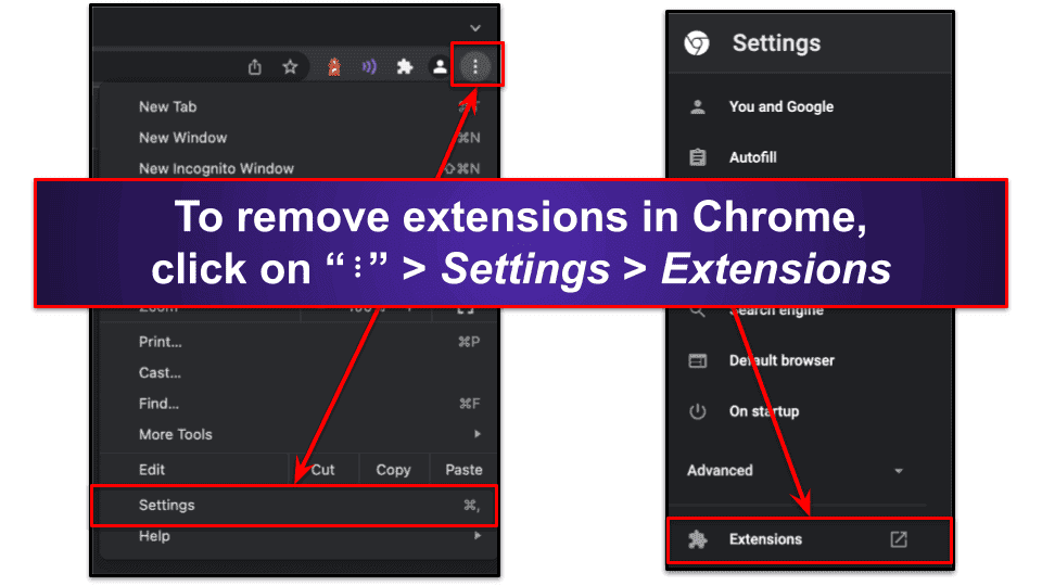Preliminary Step: Check Chrome for Suspicious Browser Extensions and Restore Chrome’s Default Settings