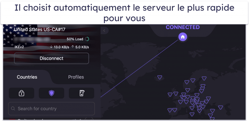 🥈2. Proton VPN: un VPN gratuit pour Mac avec des données illimitées et aucune limite de vitesse