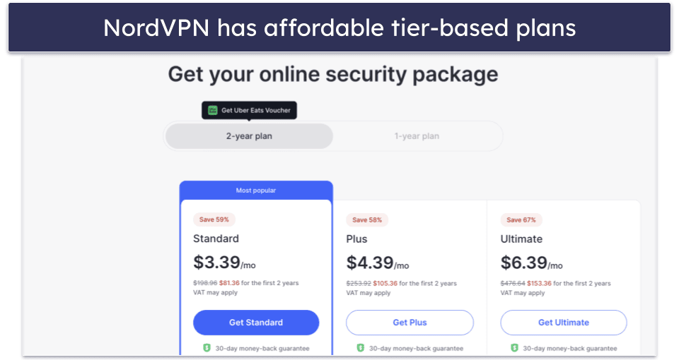 4. NordVPN — Secure VPN With Multiple Monthly Plans