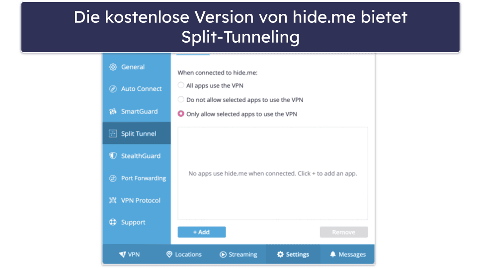 🥉3. hide.me: Gutes kostenloses VPN für Mac mit einem großen kostenlosen Servernetzwerk