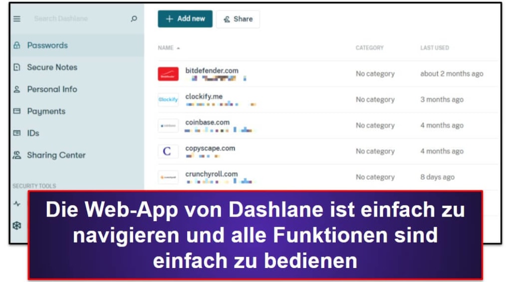 Dashlane vs.1Password: Benutzerfreundlichkeit