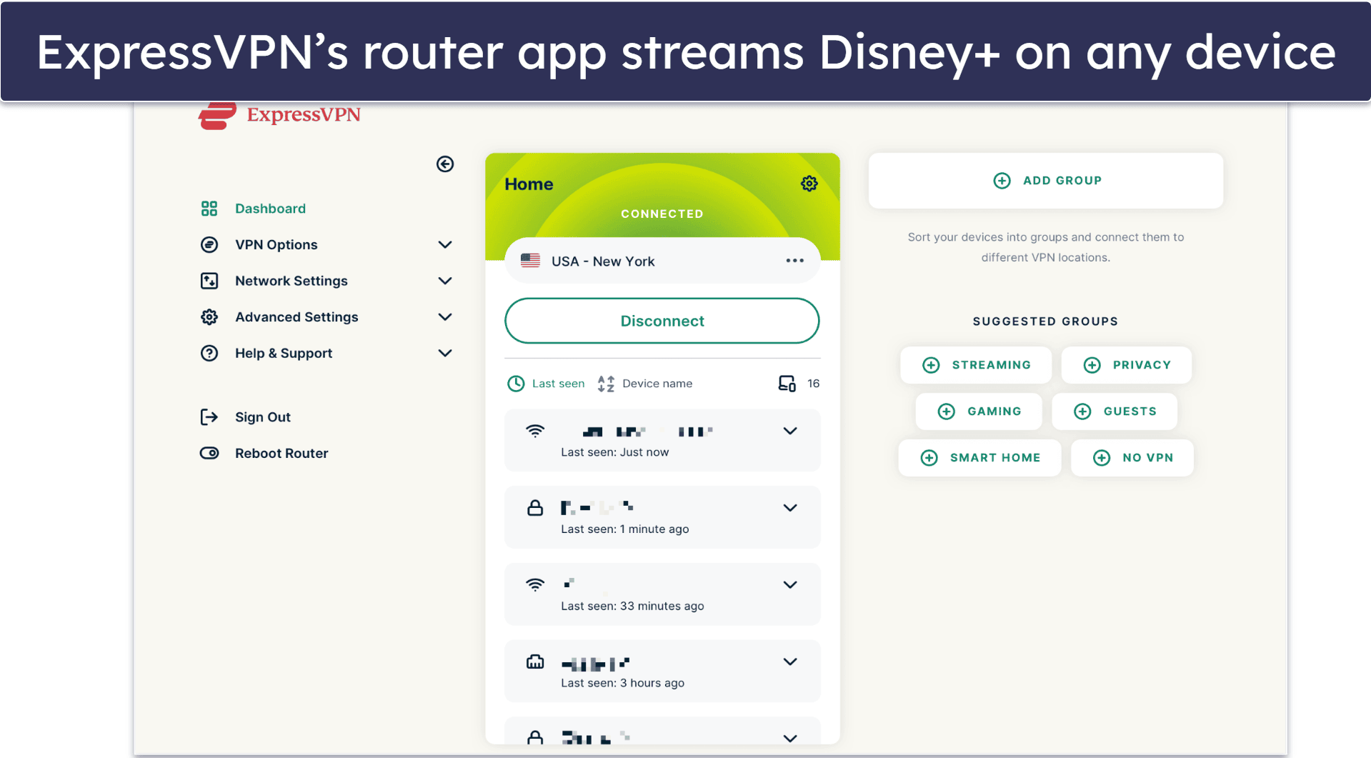 🥇1. ExpressVPN — Best VPN for Streaming Disney+ in 2026