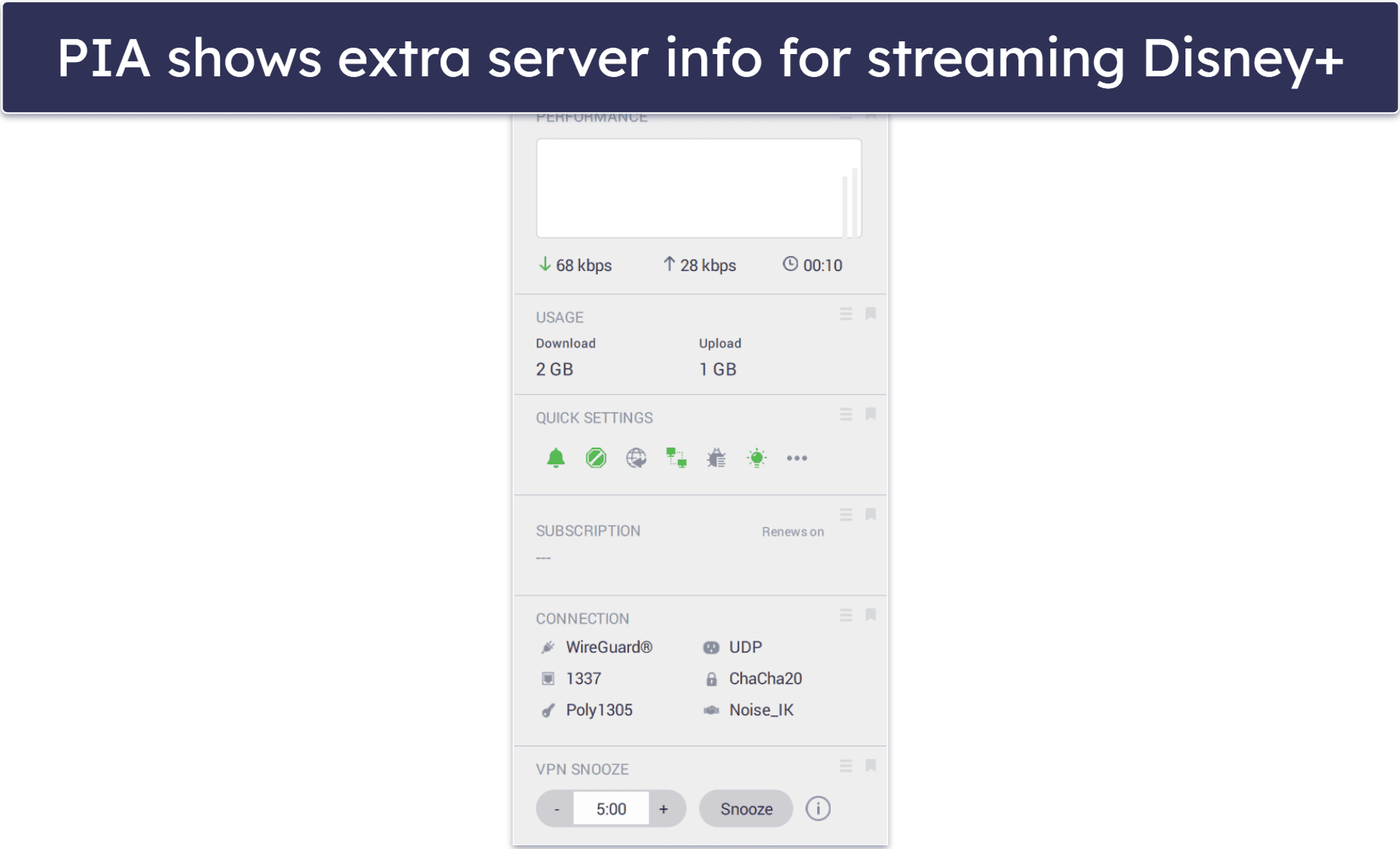🥈 2. Private Internet Access — Great for Streaming Disney+ on Mobile & No Device Limits