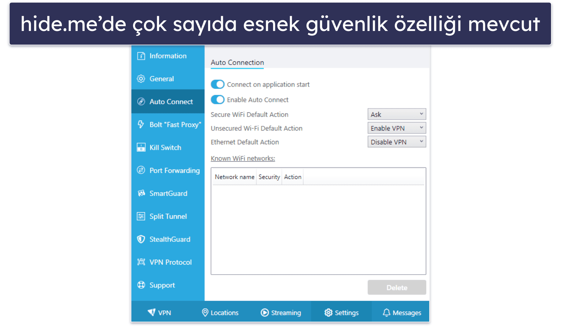 10. hide.me — Kaliteli Ek Özellikler ve Videolar için İdeal
