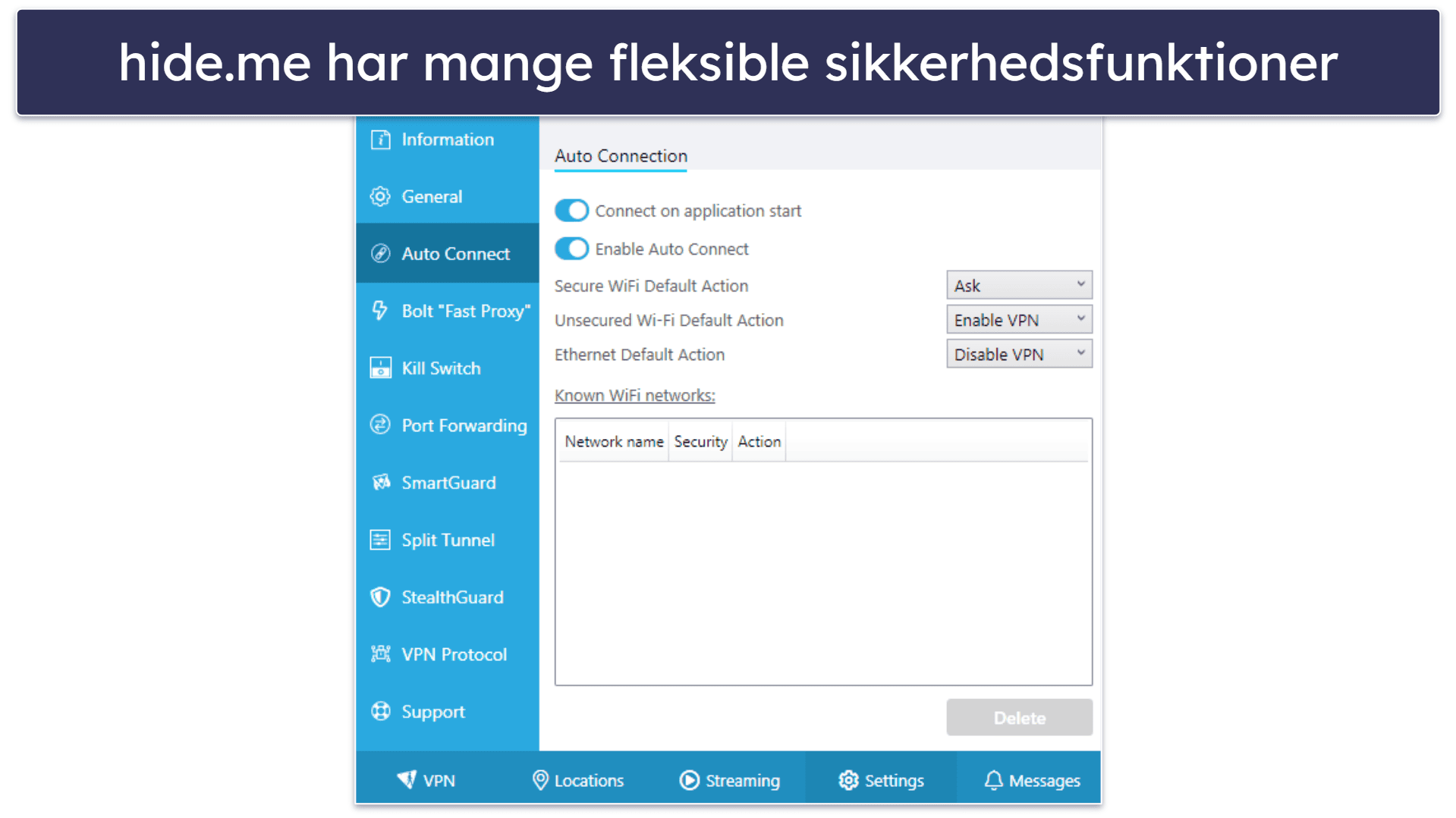 10. hide.me: Fantastiske Ekstra Funktioner og God til Streaming