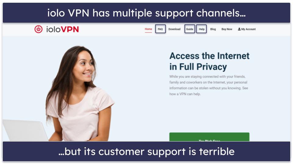 ioloVPN Customer Support — Frustrating &amp; Unhelpful