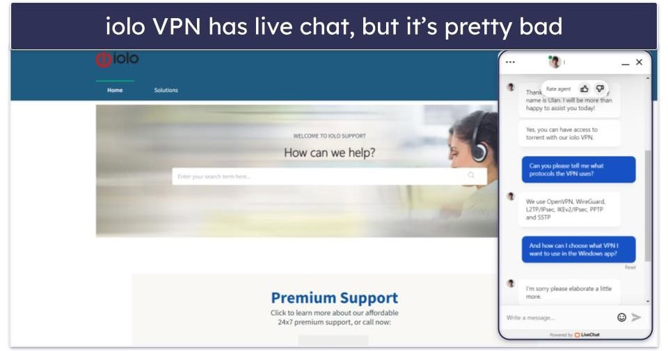 ioloVPN Customer Support — Frustrating &amp; Unhelpful