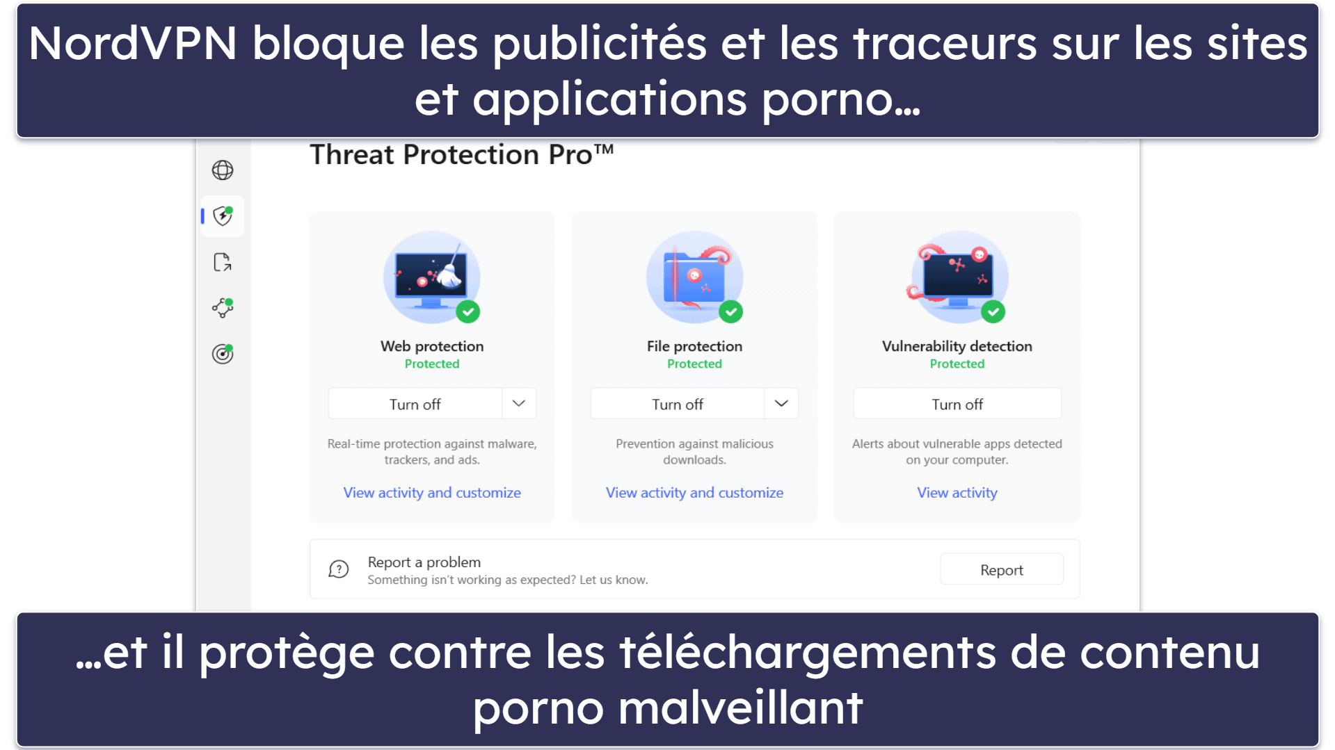 4. NordVPN : Excellent pour bloquer les téléchargements dangereux