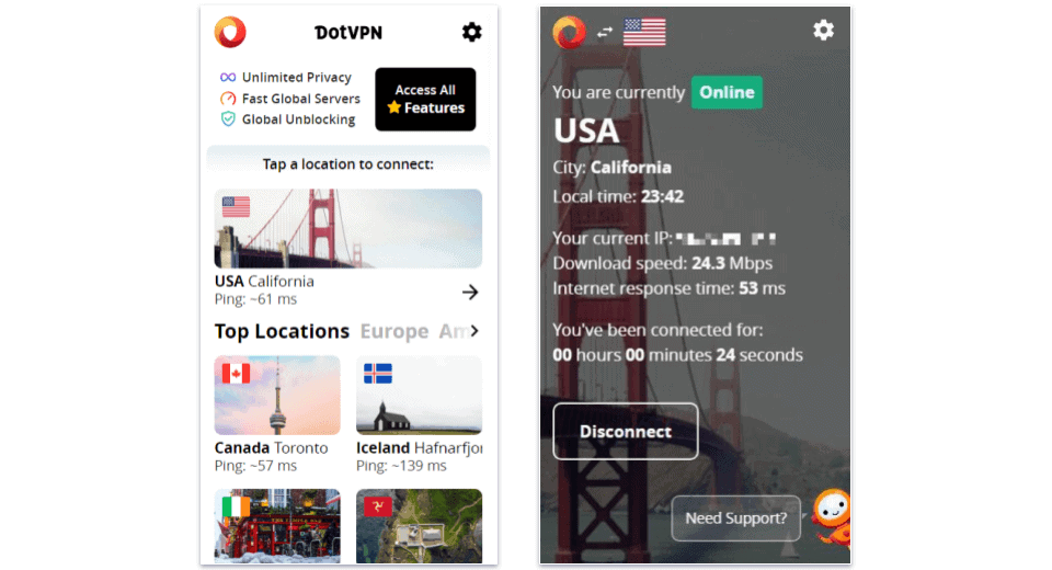DotVPN Full Review — Terrible for Security & Privacy (And Its Customer Support Is Unresponsive)