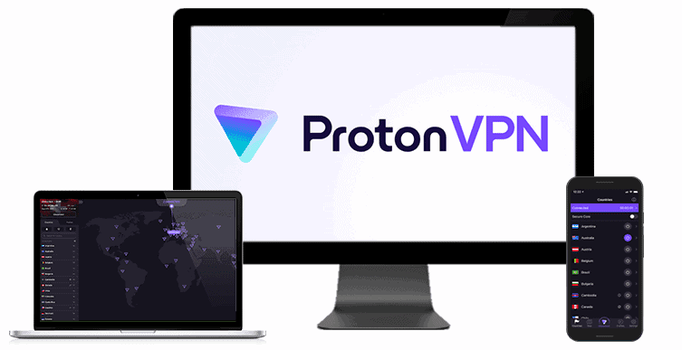 🥉3. ProtonVPN — Le meilleur VPN gratuit pour Mac