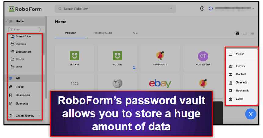 RoboForm Security Features