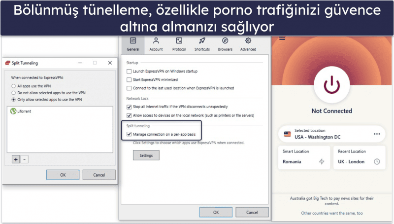 🥇 1. ExpressVPN: 2026 Yılında Porno Sitelerine Güvenli Bir Şekilde Erişmek İçin En İyi VPN