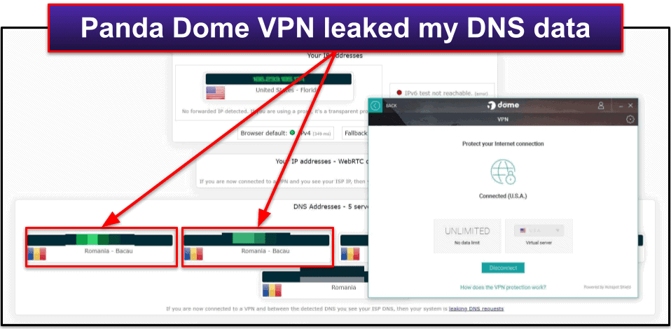 Panda Dome VPN Features