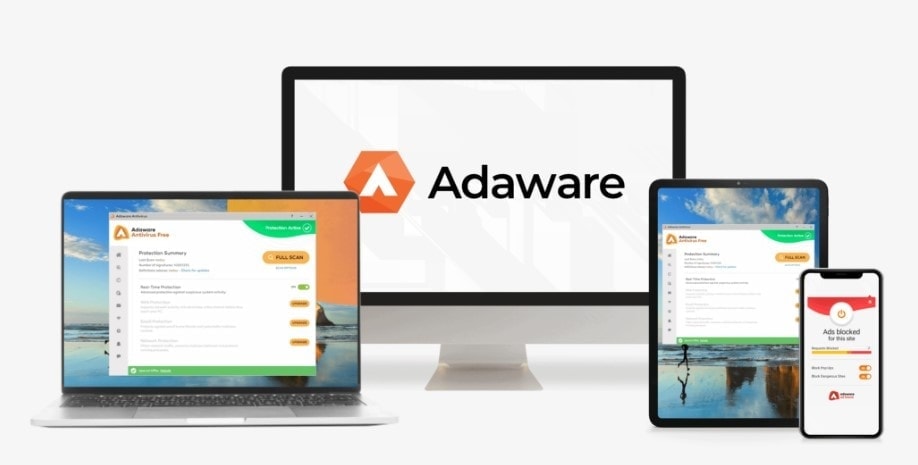 10. Adaware Antivirus Total — Decent Spyware Protection with File Security Tools